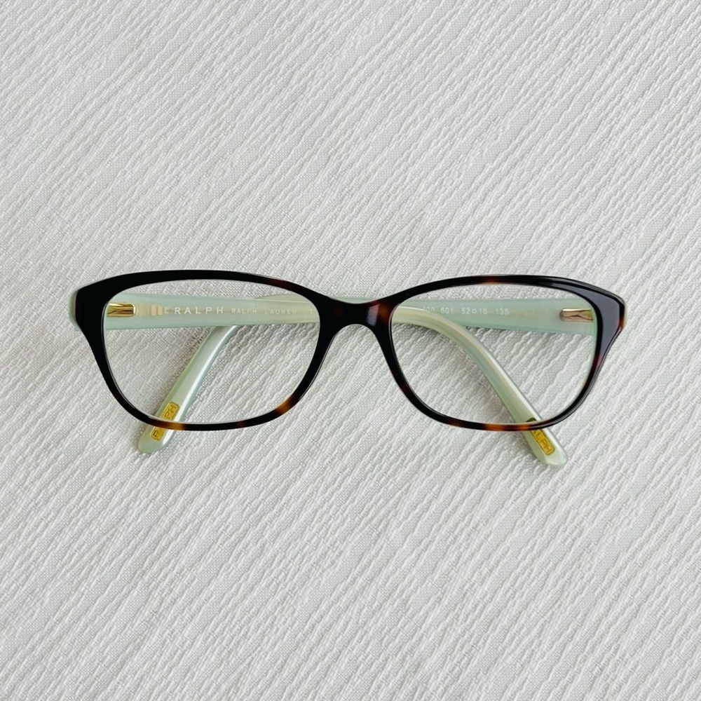 Ralph Lauren tortoise and teal Women's eyeglasses frame